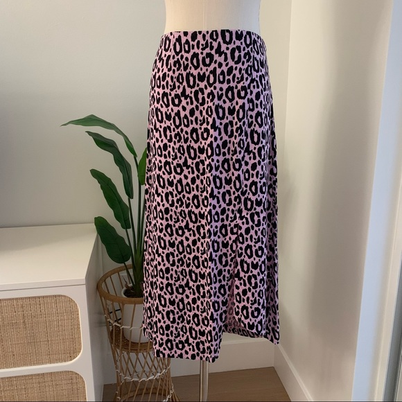 Maje Jipanta Leopard Print Midi Skirt - Picture 6 of 8